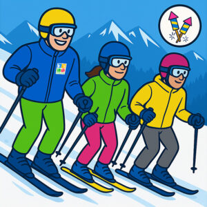 Ski course New Year for teenagers