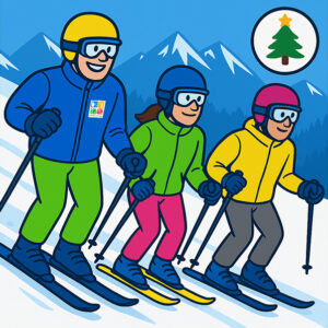 Ski course Christmas for teenagers