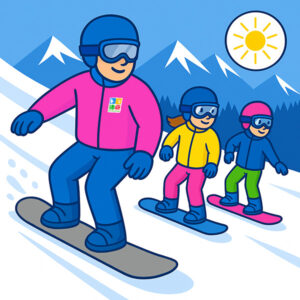 Snowboard course Sunday for children
