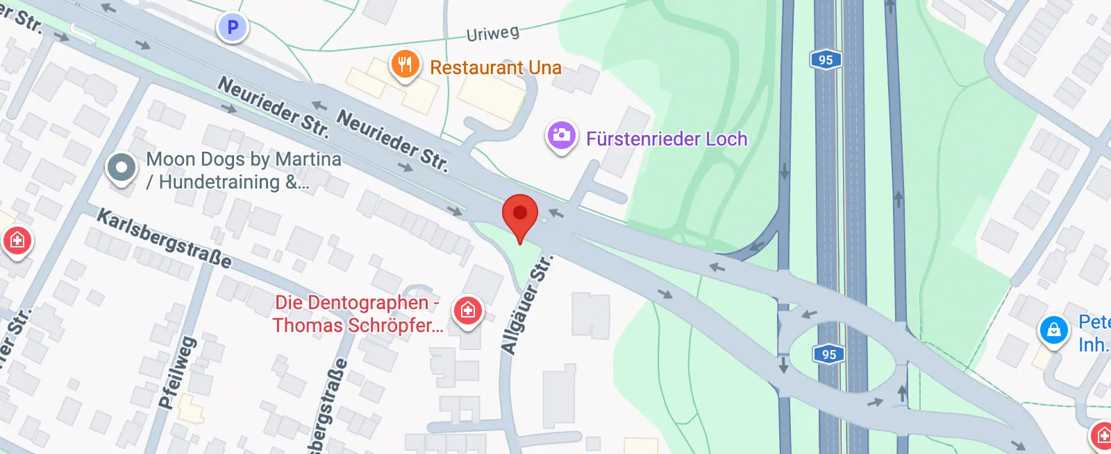Haltestelle für den Skikurs Fürstenried-West – Schweitzer Team